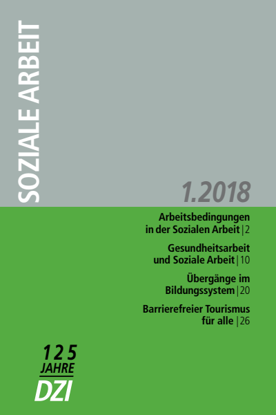 Cover der Ausgabe: Soziale Arbeit Jahrgang 67 (2018), Heft 1