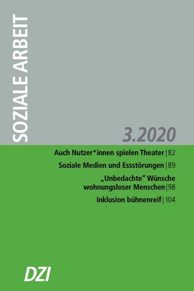 Cover der Ausgabe: Soziale Arbeit Jahrgang 69 (2020), Heft 3