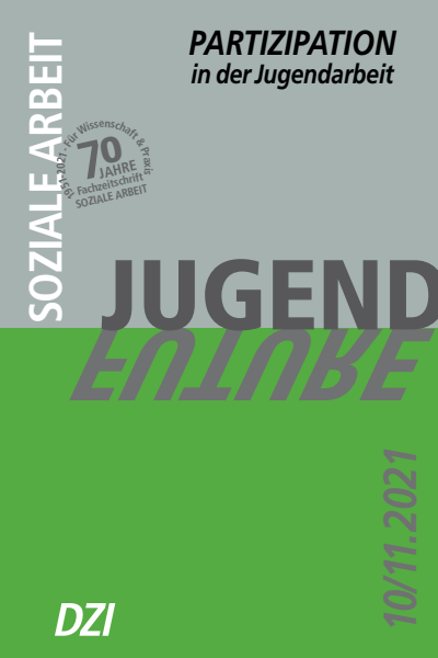 Cover der Ausgabe: Soziale Arbeit Jahrgang 70 (2021), Heft 10-11