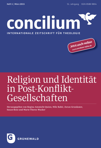 Cover der Ausgabe: Concilium Jahrgang 51 (2015), Heft 1