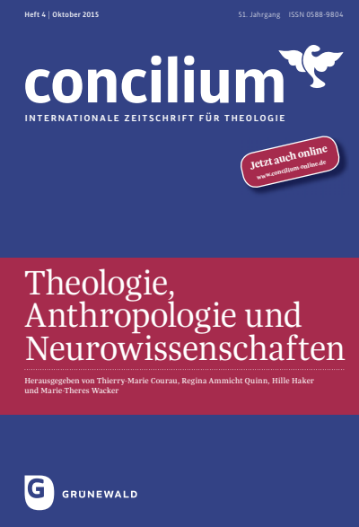 Cover der Ausgabe: Concilium Jahrgang 51 (2015), Heft 4