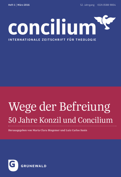 Cover der Ausgabe: Concilium Jahrgang 52 (2016), Heft 1