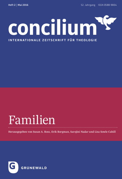 Cover der Ausgabe: Concilium Jahrgang 52 (2016), Heft 2