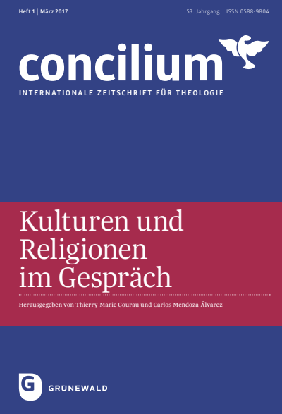 Cover der Ausgabe: Concilium Jahrgang 53 (2017), Heft 1