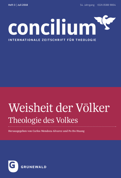 Cover der Ausgabe: Concilium Jahrgang 54 (2018), Heft 3