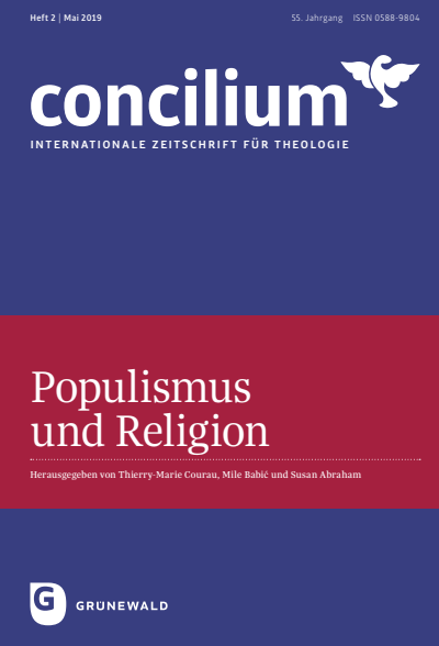 Cover der Ausgabe: Concilium Jahrgang 55 (2019), Heft 2