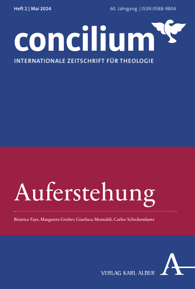 Cover der Ausgabe: Concilium Jahrgang 60 (2024), Heft 2