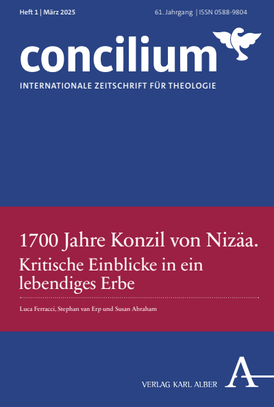 Cover der Ausgabe: Concilium Jahrgang 61 (2025), Heft 1