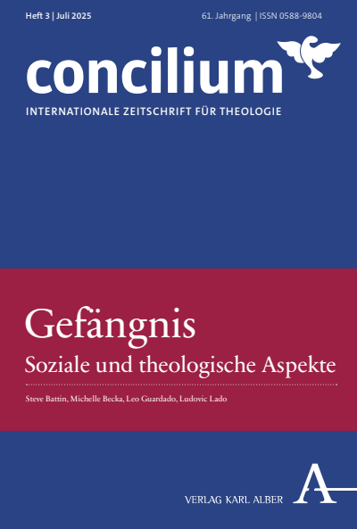 Cover der Ausgabe: Concilium Jahrgang 61 (2025), Heft 3