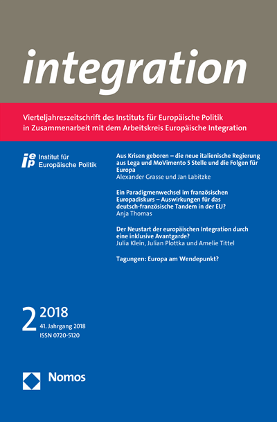 Cover of Volume: integration Volume 41 (2018), Edition 2