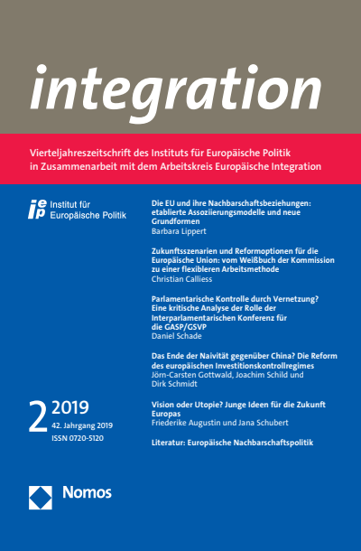 Cover of Volume: integration Volume 42 (2019), Edition 2