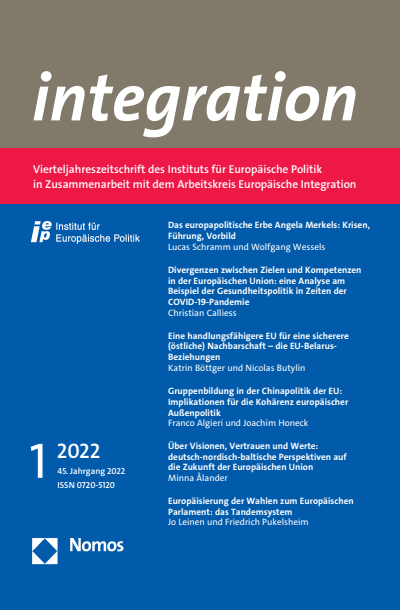 Cover of Volume: integration Volume 45 (2022), Edition 1