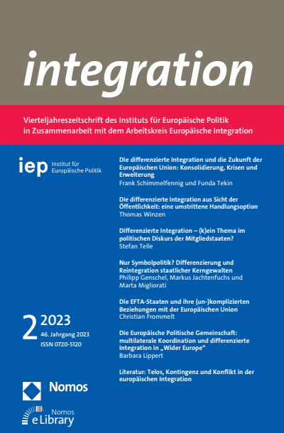 Cover der Ausgabe: integration Jahrgang 46 (2023), Heft 2
