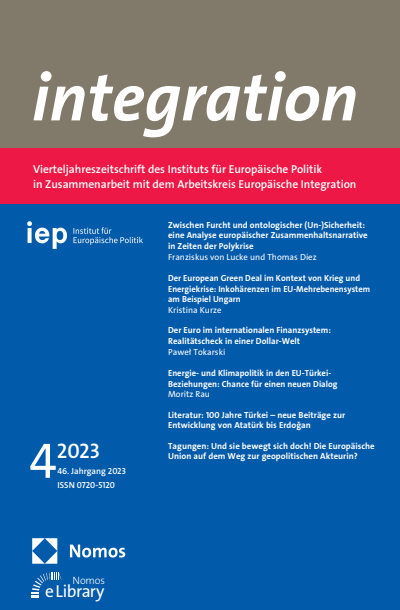 Cover der Ausgabe: integration Jahrgang 46 (2023), Heft 4