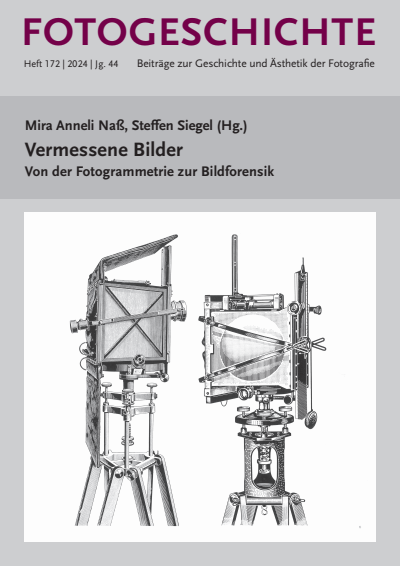 Cover der Ausgabe: FOTOGESCHICHTE Jahrgang 44 (2024), Heft 172