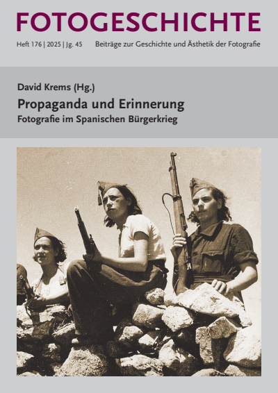 Cover der Ausgabe: FOTOGESCHICHTE Jahrgang 45 (2025), Heft 176