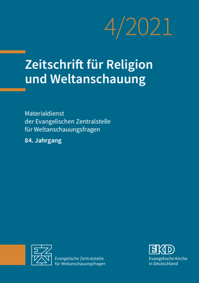 Cover of Volume: Zeitschrift für Religion und Weltanschauung (ZRW) Volume 84 (2021), Edition 4