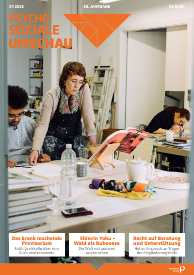 Cover der Ausgabe: Psychosoziale Umschau Jahrgang 38 (2023), Heft 4