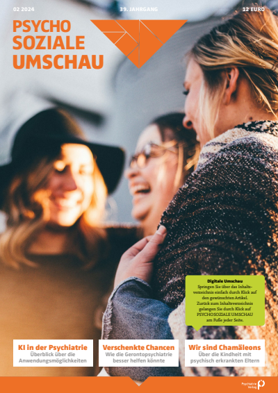 Cover der Ausgabe: Psychosoziale Umschau Jahrgang 39 (2024), Heft 2