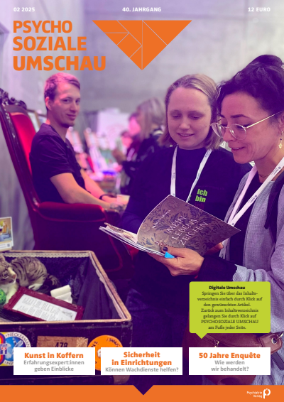 Cover der Ausgabe: Psychosoziale Umschau Jahrgang 40 (2025), Heft 2