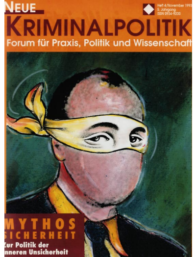 Cover der Ausgabe: NK Neue Kriminalpolitik Jahrgang 5 (1993), Heft 4