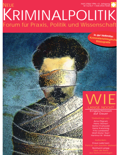 Cover of Volume: NK Neue Kriminalpolitik Volume 8 (1996), Edition 2