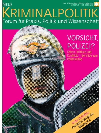 Cover of Volume: NK Neue Kriminalpolitik Volume 8 (1996), Edition 4