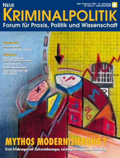 Cover of Volume: NK Neue Kriminalpolitik Volume 10 (1998), Edition 1