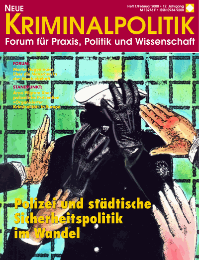 Cover der Ausgabe: NK Neue Kriminalpolitik Jahrgang 12 (2000), Heft 1