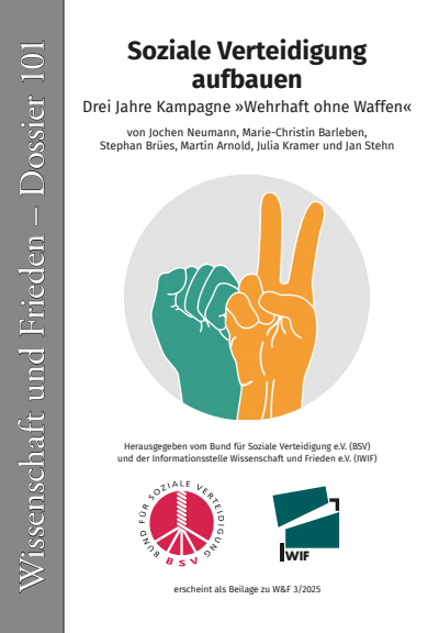 Cover der Ausgabe: Wissenschaft und Frieden Jahrgang 43 (2025), Heft 3 Dossier 101