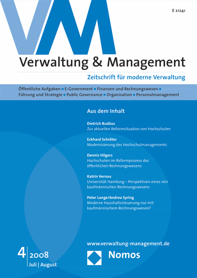 Cover of Volume: VM Verwaltung & Management Volume 14 (2008), Edition 4