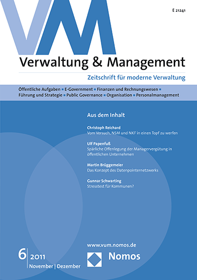 Cover of Volume: VM Verwaltung & Management Volume 17 (2011), Edition 6