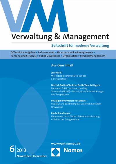 Cover of Volume: VM Verwaltung & Management Volume 19 (2013), Edition 6