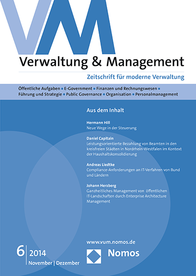 Cover of Volume: VM Verwaltung & Management Volume 20 (2014), Edition 6