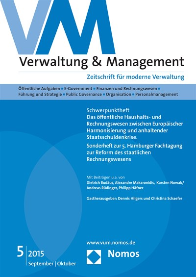 Cover of Volume: VM Verwaltung & Management Volume 21 (2015), Edition 5