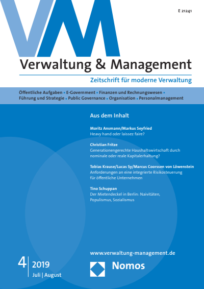Cover of Volume: VM Verwaltung & Management Volume 25 (2019), Edition 4