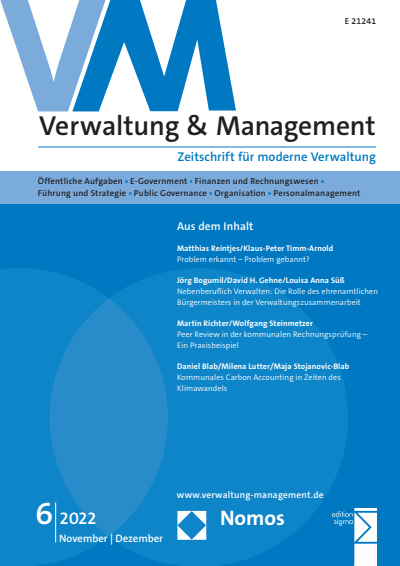 Cover of Volume: VM Verwaltung & Management Volume 28 (2022), Edition 6
