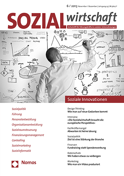 Cover of Volume: Sozialwirtschaft Volume 23 (2013), Edition 6
