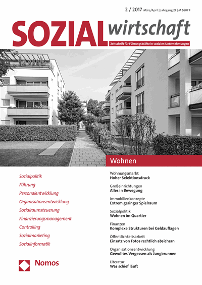 Cover of Volume: Sozialwirtschaft Volume 27 (2017), Edition 2