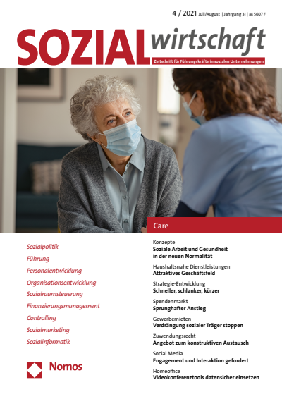 Cover of Volume: Sozialwirtschaft Volume 31 (2021), Edition 4