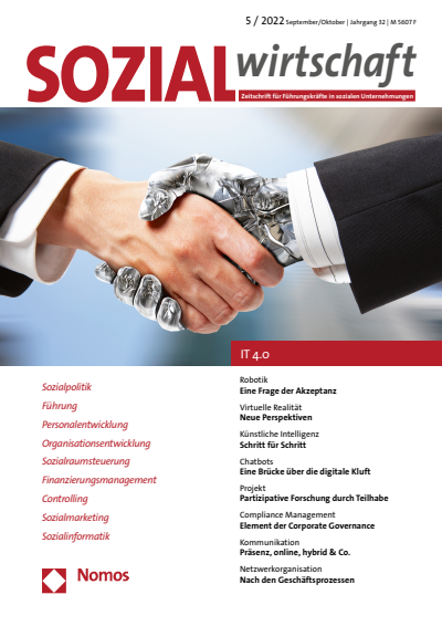 Cover of Volume: Sozialwirtschaft Volume 32 (2022), Edition 5