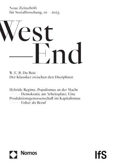 Cover der Ausgabe: WestEnd Jahrgang 20 (2023), Heft 1
