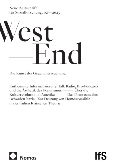 Cover of Volume: WestEnd Volume 22 (2025), Edition 2