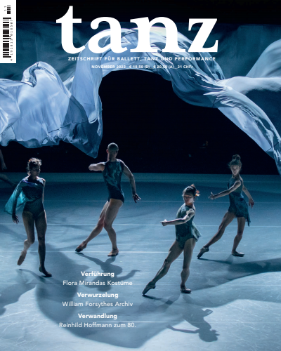 Cover der Ausgabe: tanz Jahrgang 14 (2023), Heft 11