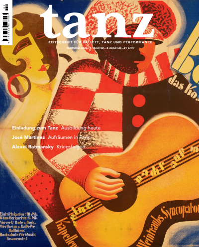 Cover der Ausgabe: tanz Jahrgang 14 (2023), Heft 2