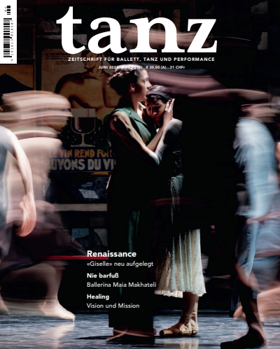 Cover der Ausgabe: tanz Jahrgang 14 (2023), Heft 6