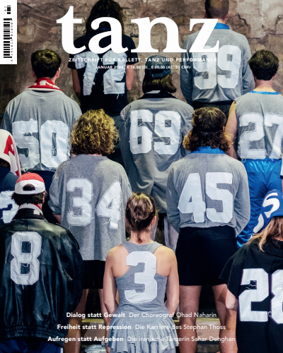 Cover der Ausgabe: tanz Jahrgang 15 (2024), Heft 1
