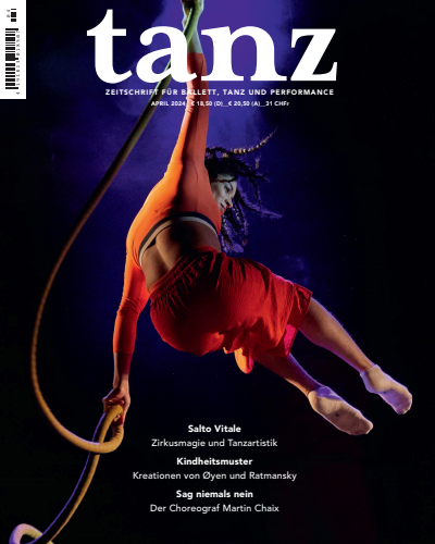 Cover der Ausgabe: tanz Jahrgang 15 (2024), Heft 4