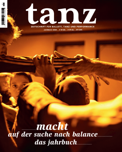 Cover der Ausgabe: tanz Jahrgang 15 (2024), Heft Jahrbuch