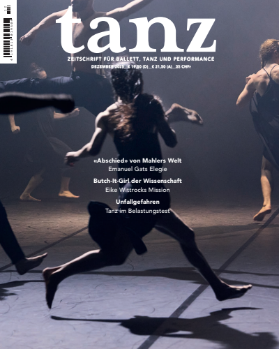 Cover der Ausgabe: tanz Jahrgang 16 (2025), Heft 12